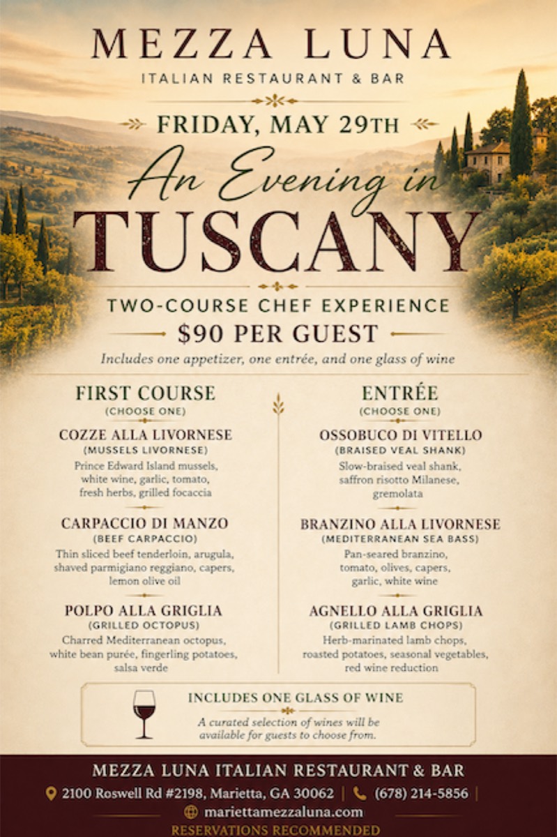 Tuscany Night flyer